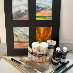 Atelier des ciels à l’acrylique